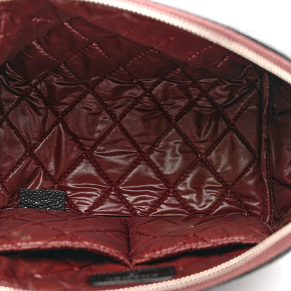 Chanel Caviar Quilted Small Curvy Cosmetic Case Black 5 of 8