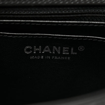 Chanel Aged Calfskin Chevron Quilted 2.55 Reissue Mini Flap So Black 7 of 10