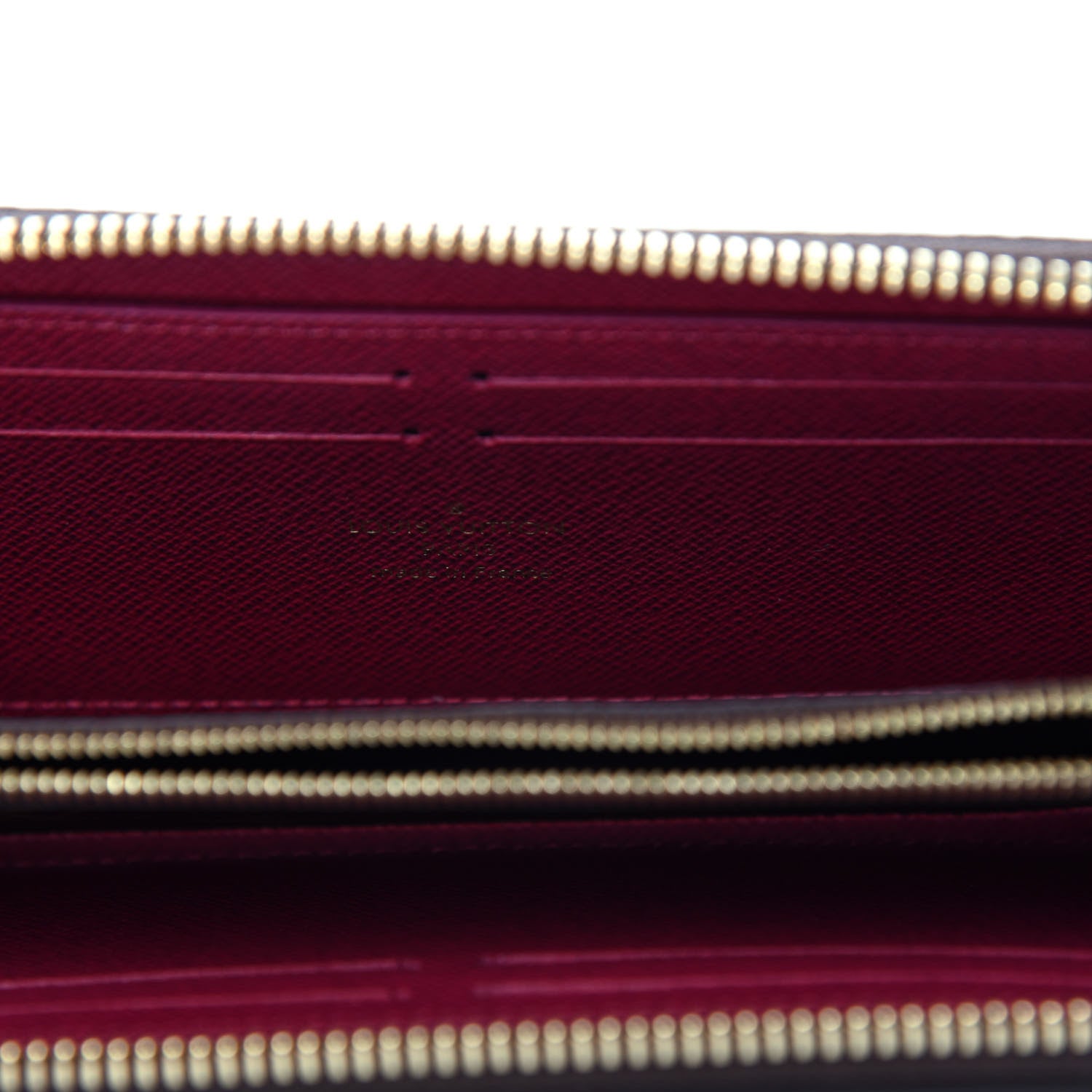 Louis Vuitton Monogram Clemence Wallet Fuchsia 6 of 7