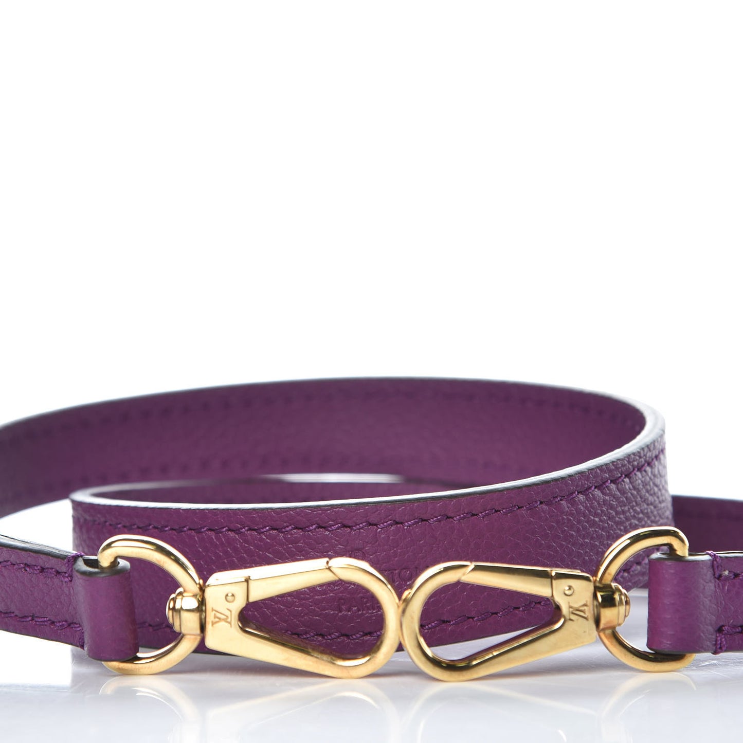 Calfskin Montaigne Shoulder Strap Amethyste