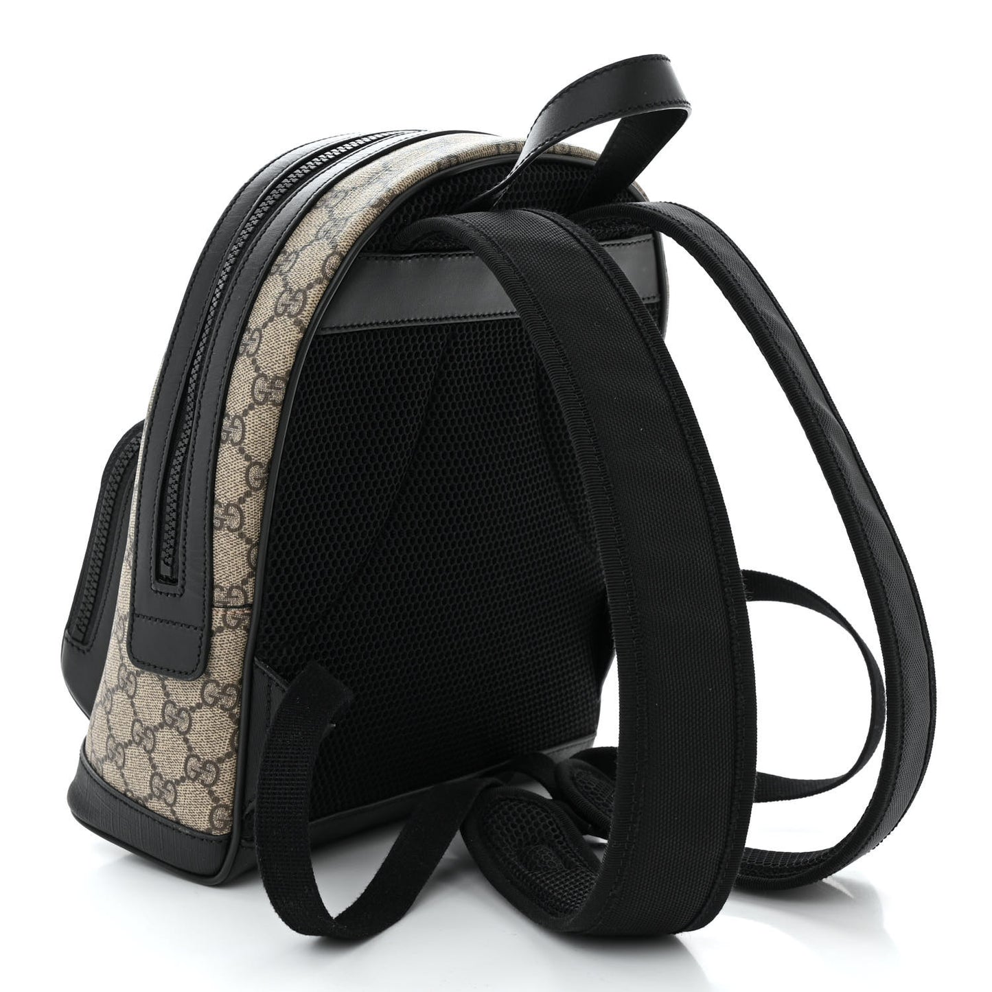 GG Supreme Monogram Small Eden Day Backpack Black