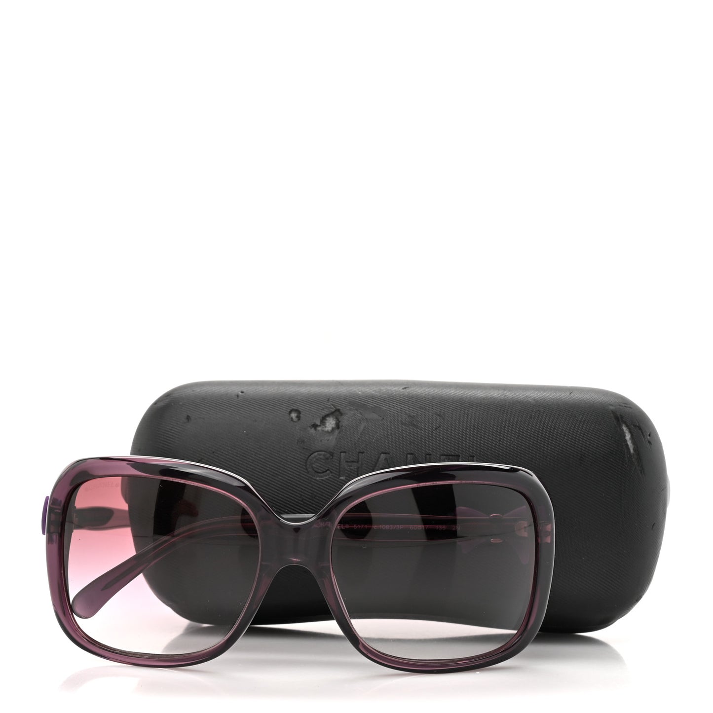 Acetate CC Bow Sunglasses 5171 Purple