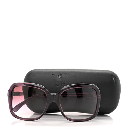 Chanel Acetate CC Bow Sunglasses 5171 Purple 8 of 8