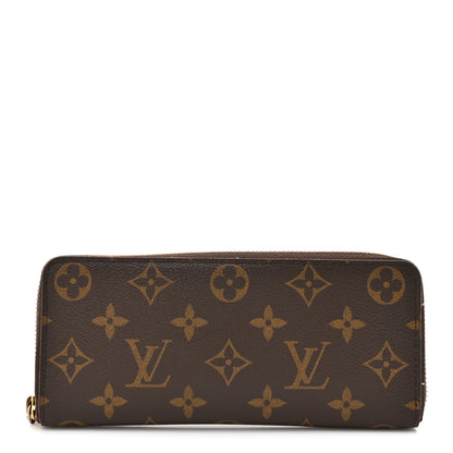 Louis Vuitton Monogram Clemence Wallet Fuchsia 1 of 10