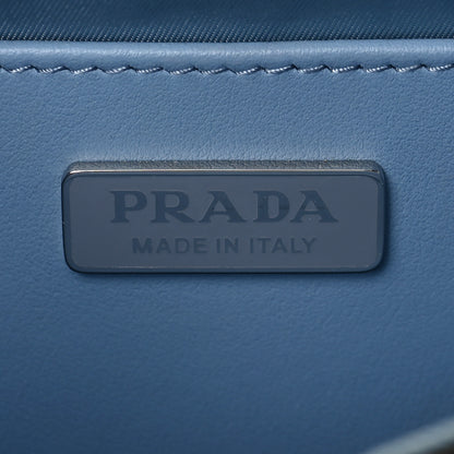 Prada Tessuto Nylon Studded Mini Etiquette Flap Military Green 6 of 9