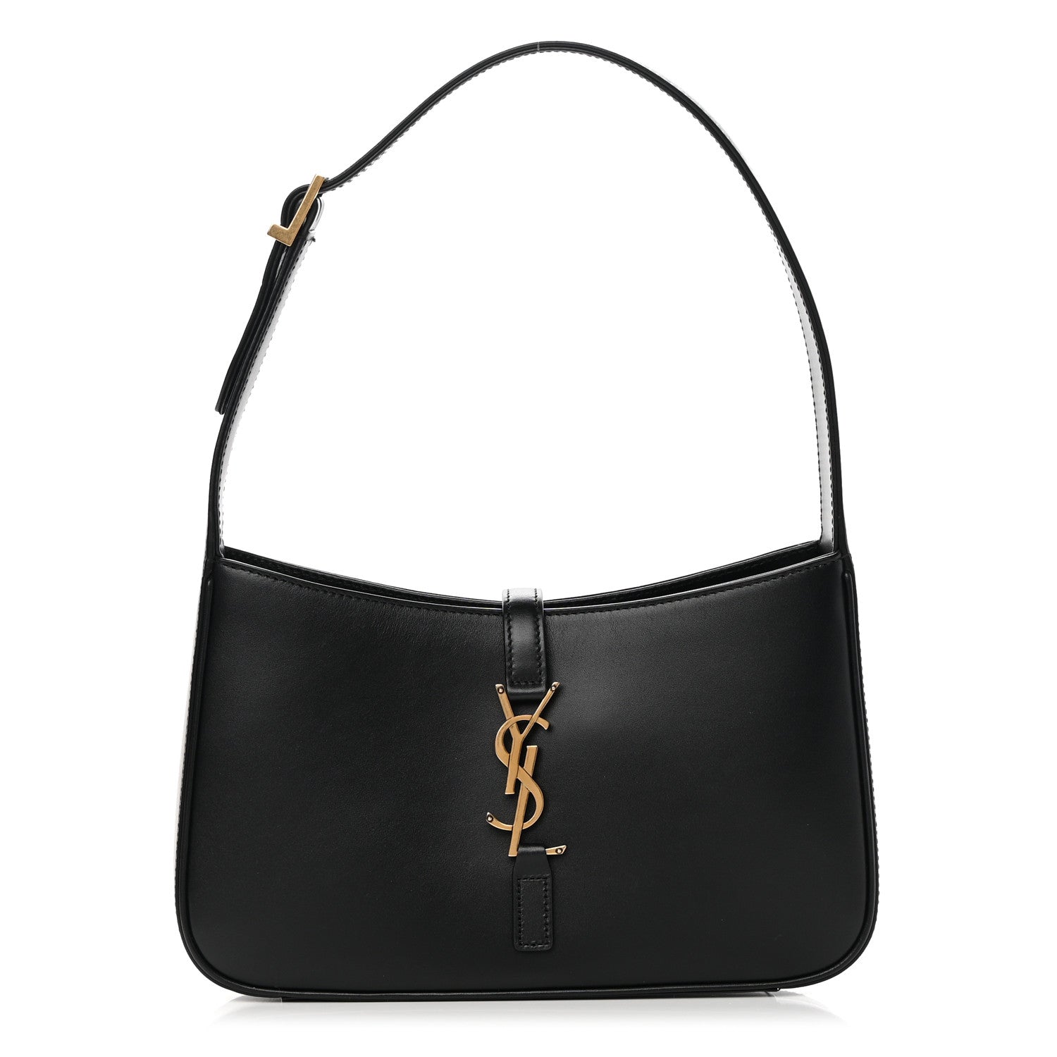 Saint Laurent Smooth Calfskin Le 5 A 7 Hobo Black 1 of 13