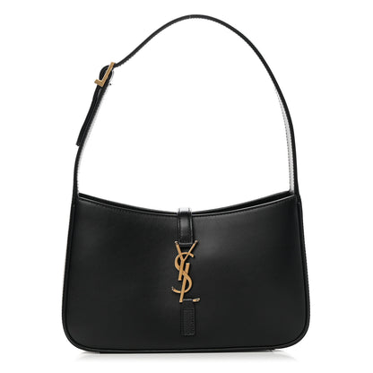 Saint Laurent Smooth Calfskin Le 5 A 7 Hobo Black 1 of 13