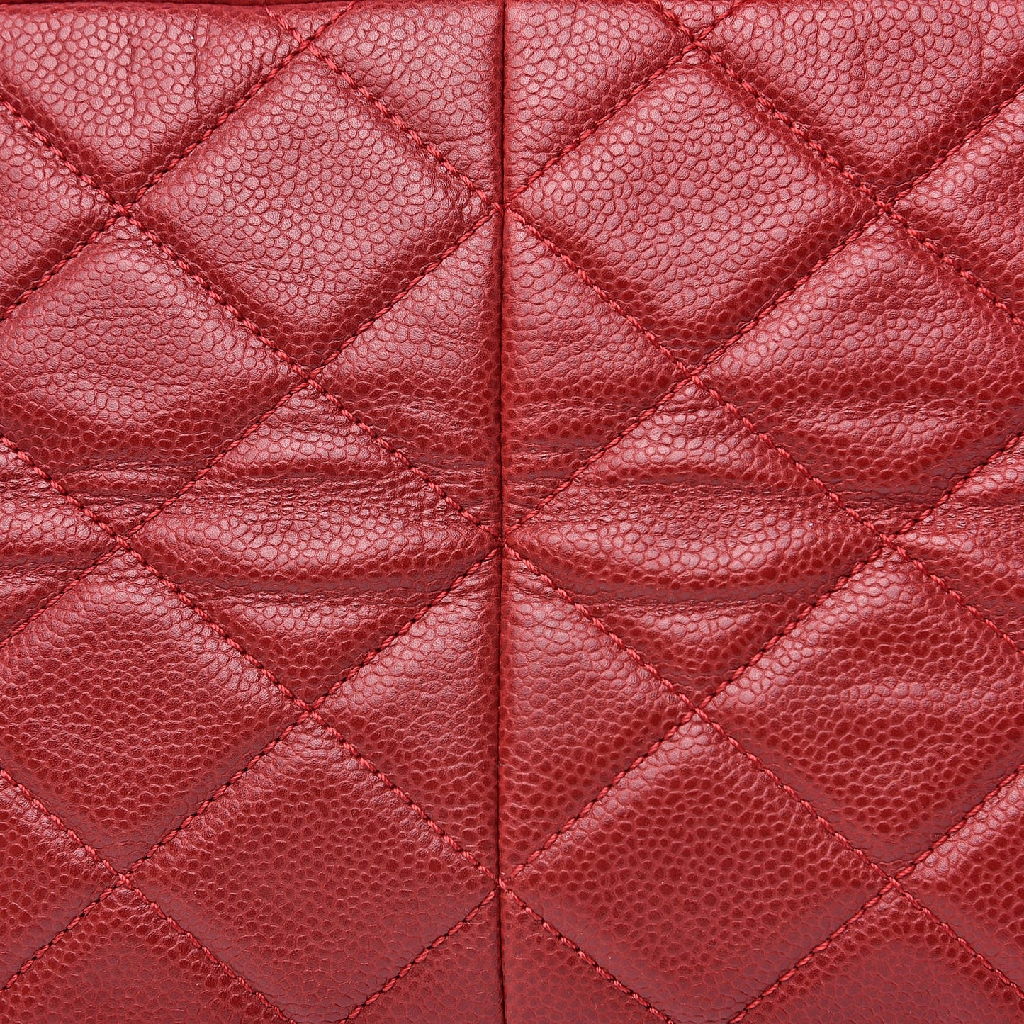 Caviar Timeless CC Accordion Flap Red