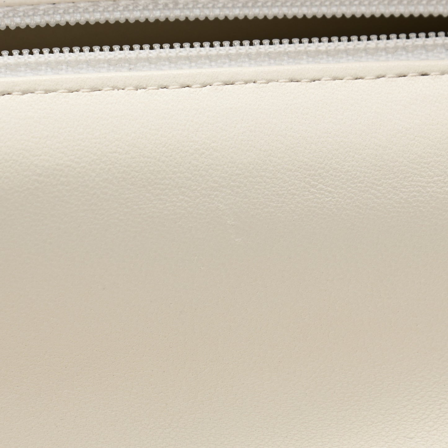 Lambskin Quilted Mini Rectangular Flap White Black