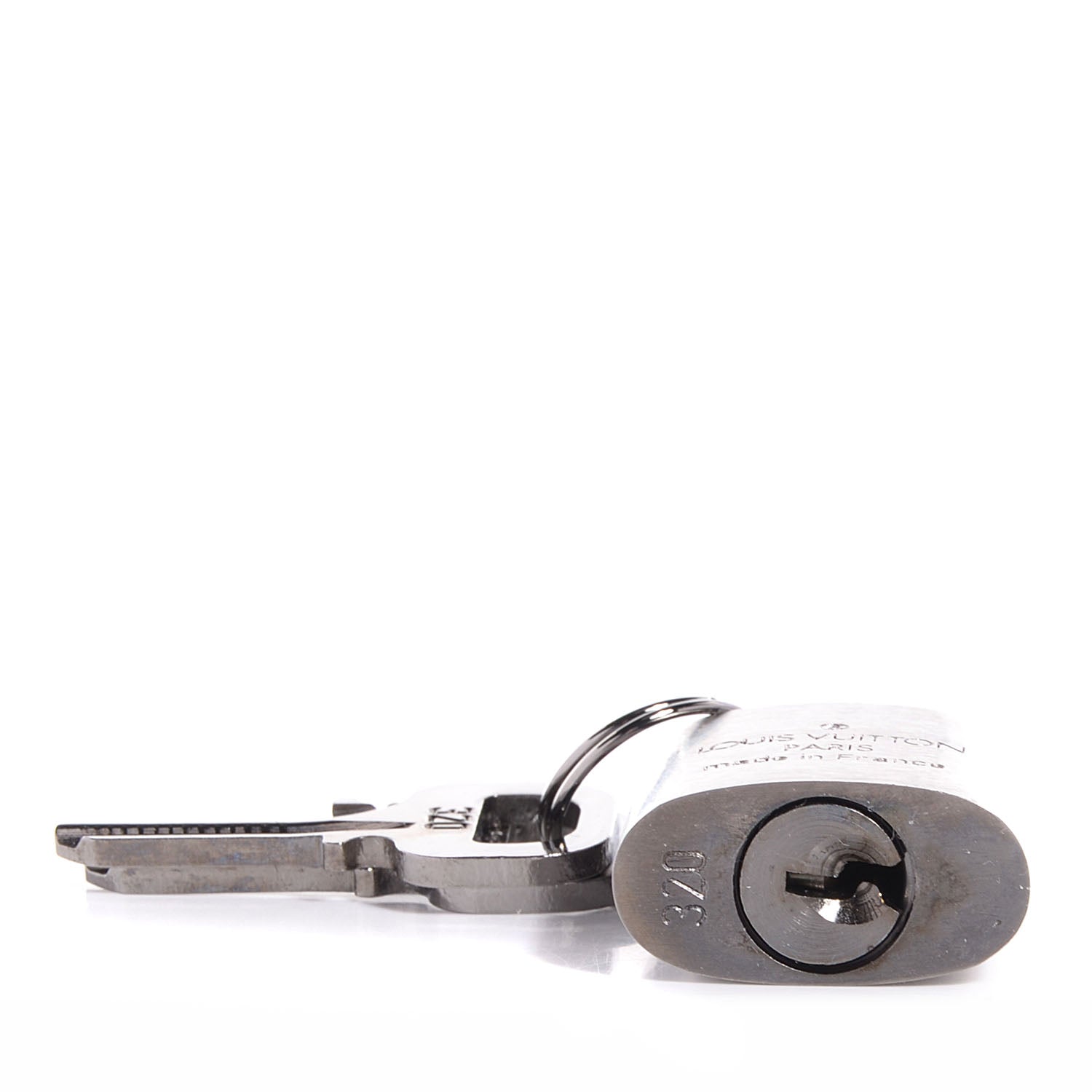 Louis Vuitton Brushed Titanium Lock and Key Set 3 of 4