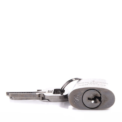 Louis Vuitton Brushed Titanium Lock and Key Set 3 of 4