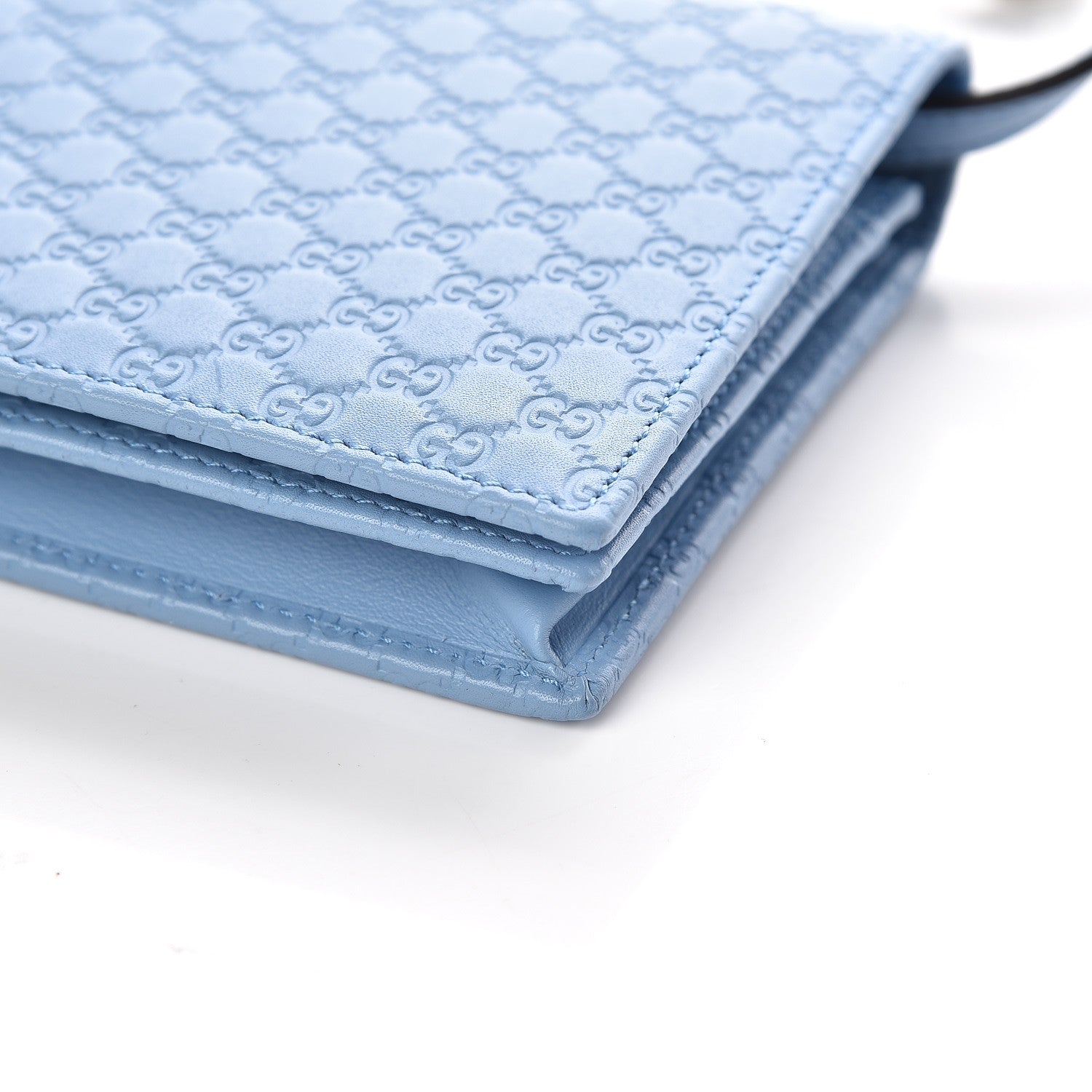Gucci Microguccissima Crossbody Wallet Mineral Blue 8 of 8