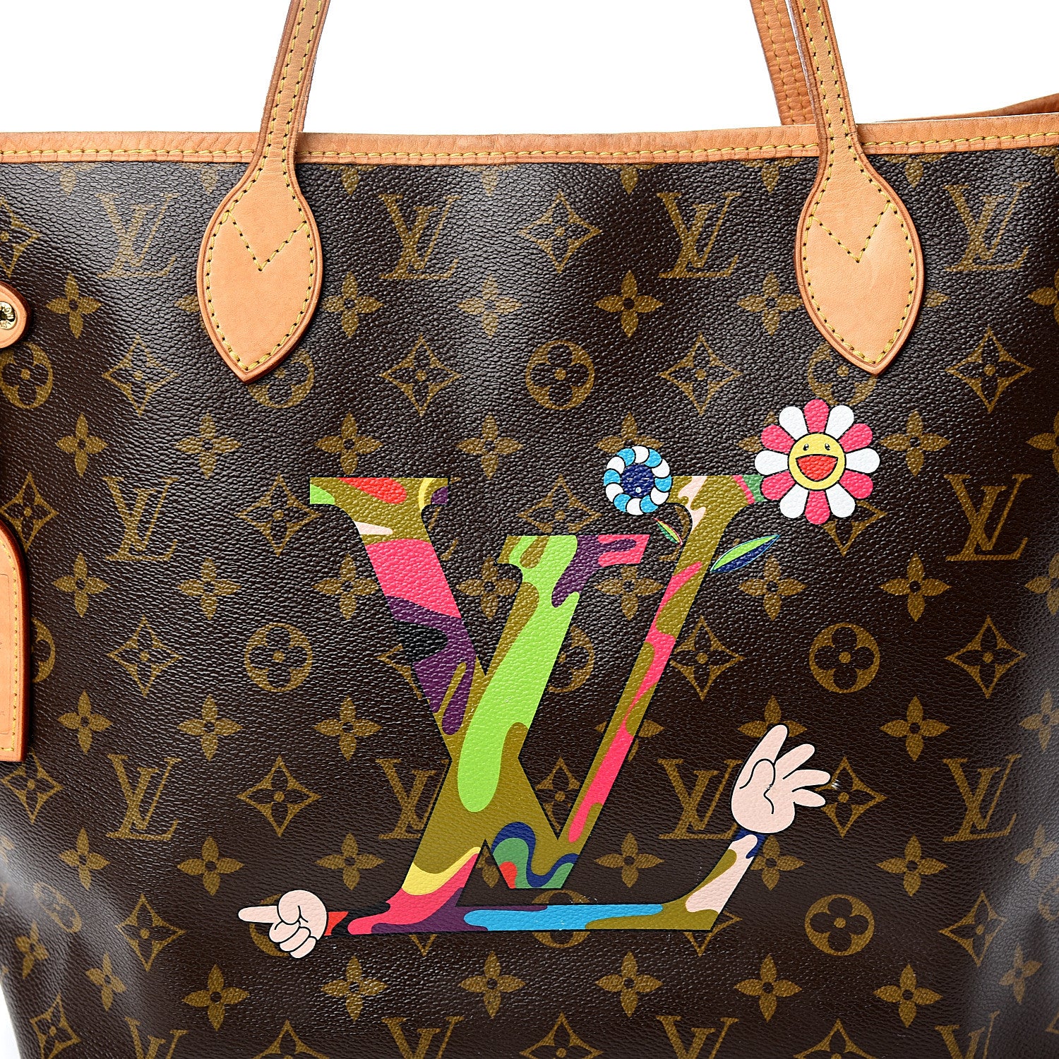 Louis Vuitton Monogram MOCA Neverfull MM 11 of 11