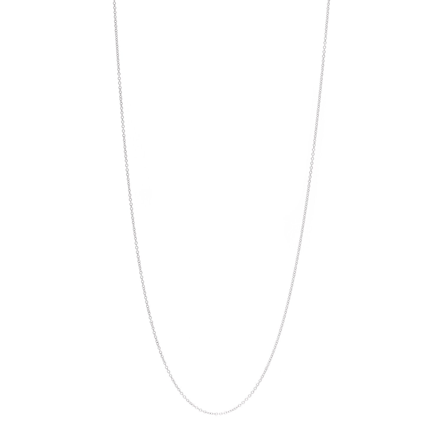 Tiffany Platinum Chain Necklace 24" 1 of 5