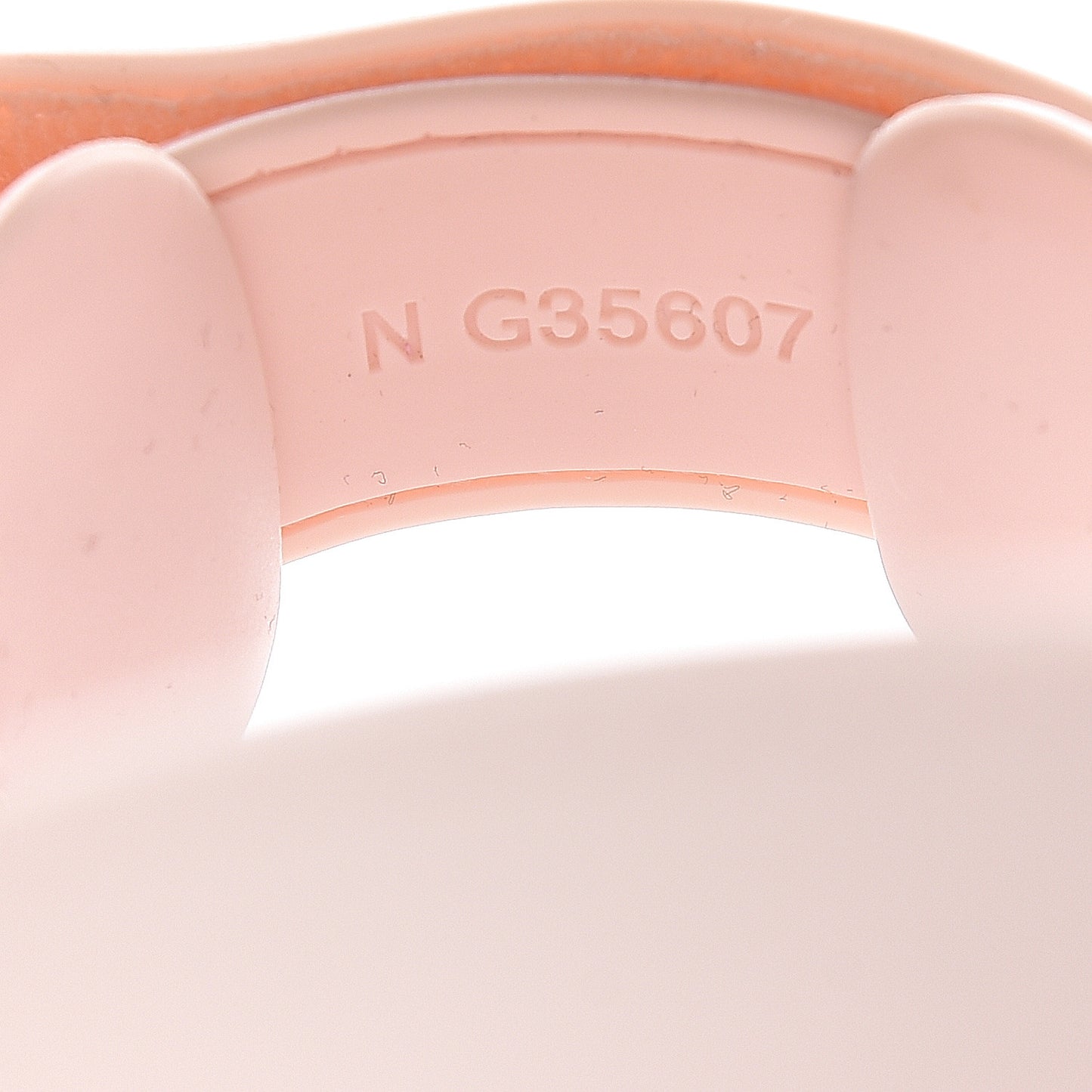 Rubber CC Flat Sandals 36 Pale Pink