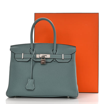 Hermes Togo Birkin 30 Ciel 13 of 13