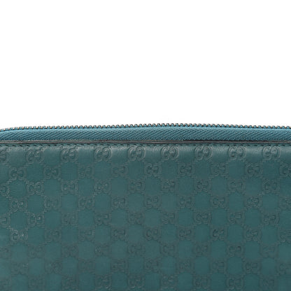 Gucci Microguccissima Zip Around Wallet Deep Cobalt 8 of 8