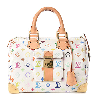 Louis Vuitton Monogram Multicolor Speedy 30 White 1 of 12