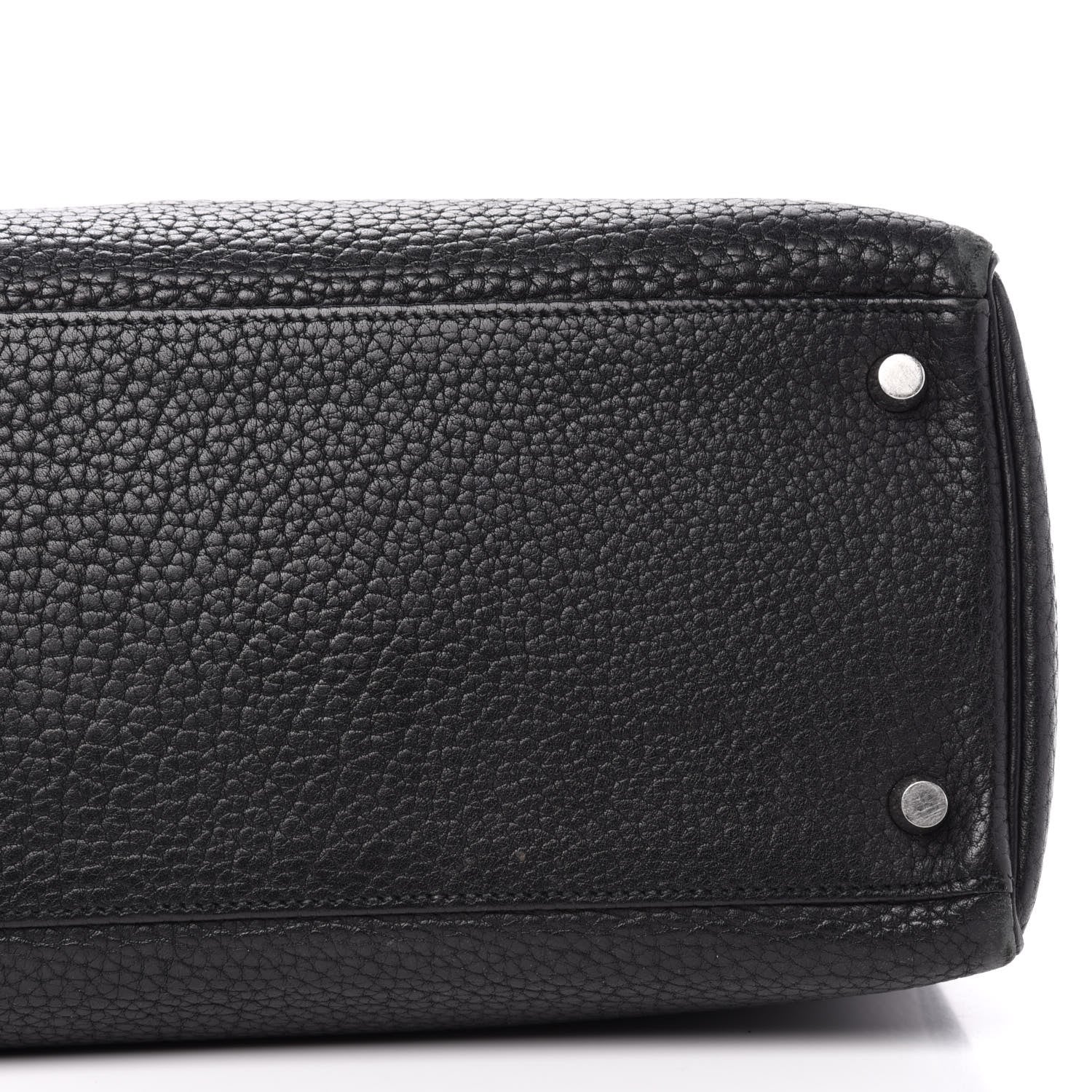 Hermes Fjord Kelly Retourne 35 Black 14 of 19