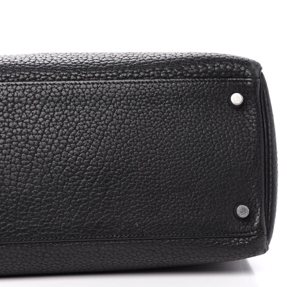 Hermes Fjord Kelly Retourne 35 Black 14 of 19