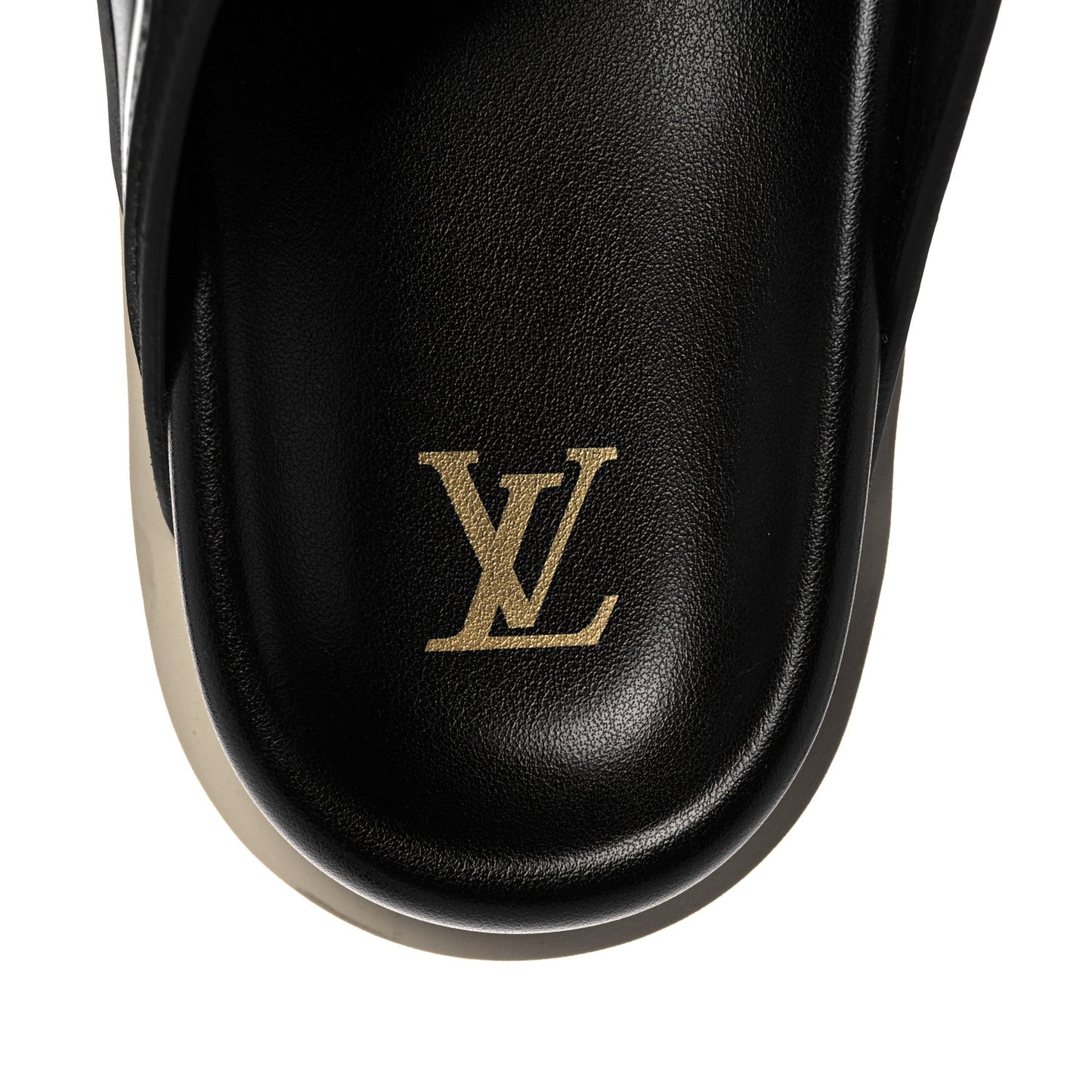 Mix Materials Mens LV Script Trainer Mules 8 Black Multicolor