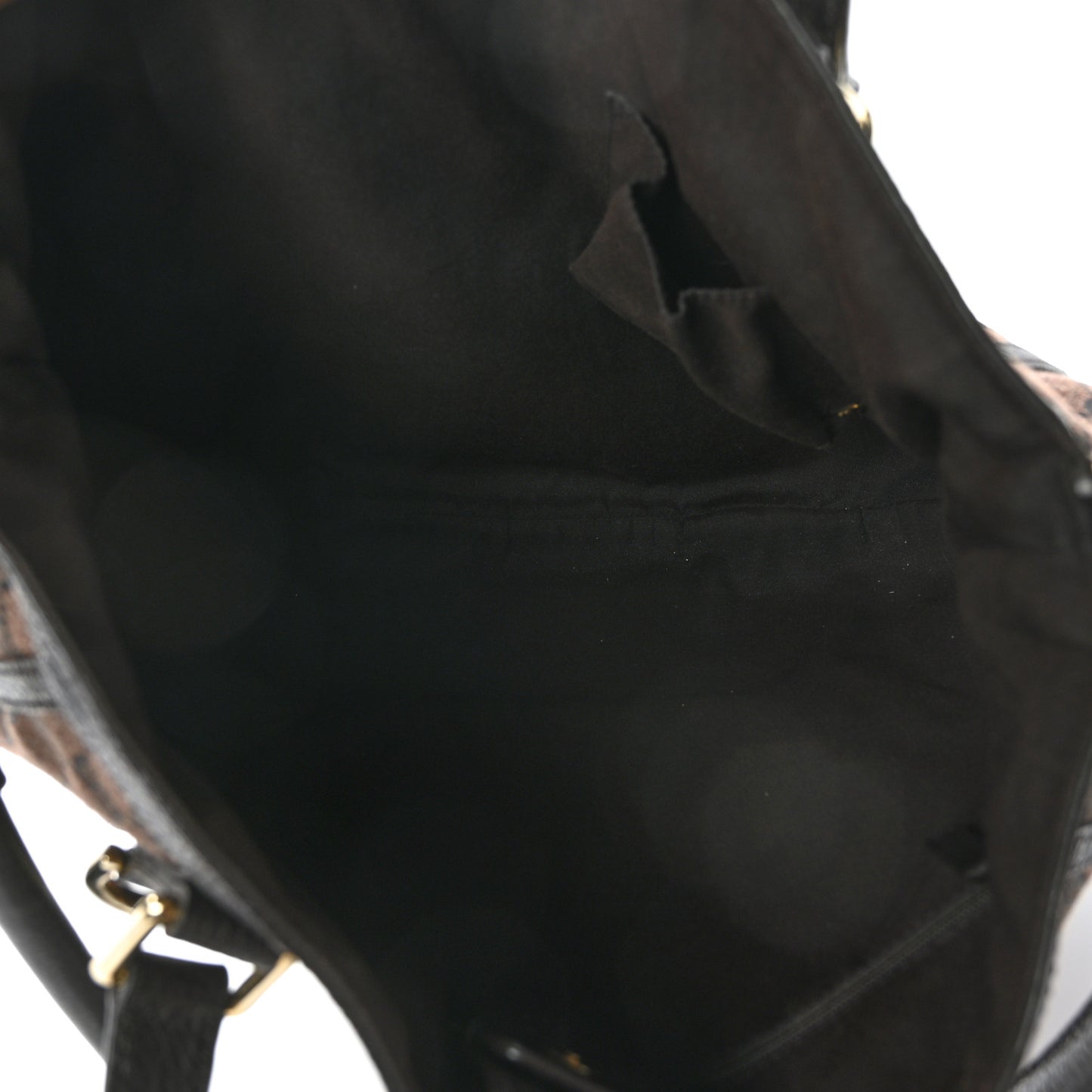 Monogram Medium Abbey Convertible Tote Dark Brown