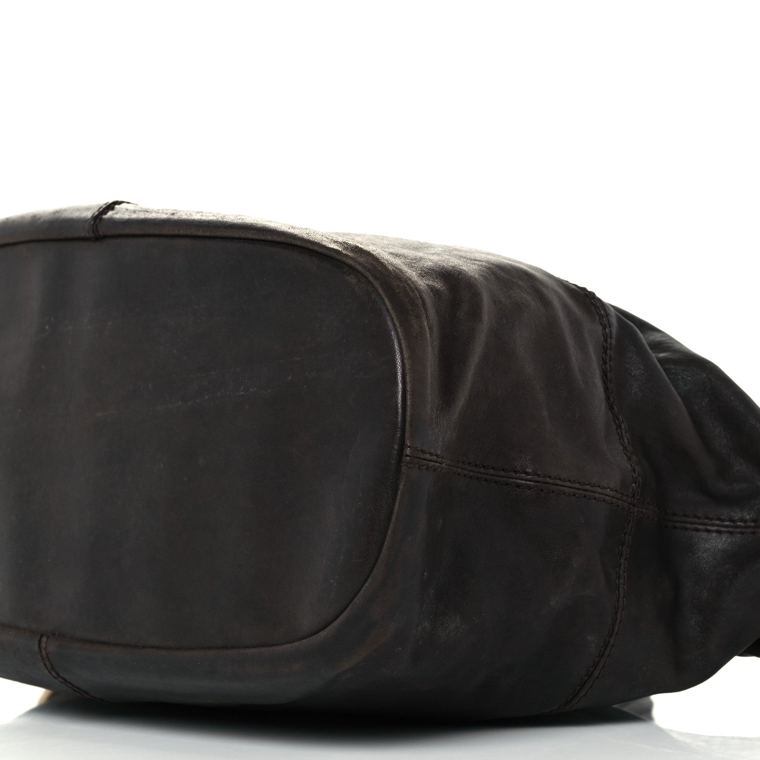 Givenchy Wrinkled Lambskin Medium Nightingale Dark Brown 8 of 10