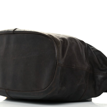 Givenchy Wrinkled Lambskin Medium Nightingale Dark Brown 8 of 10