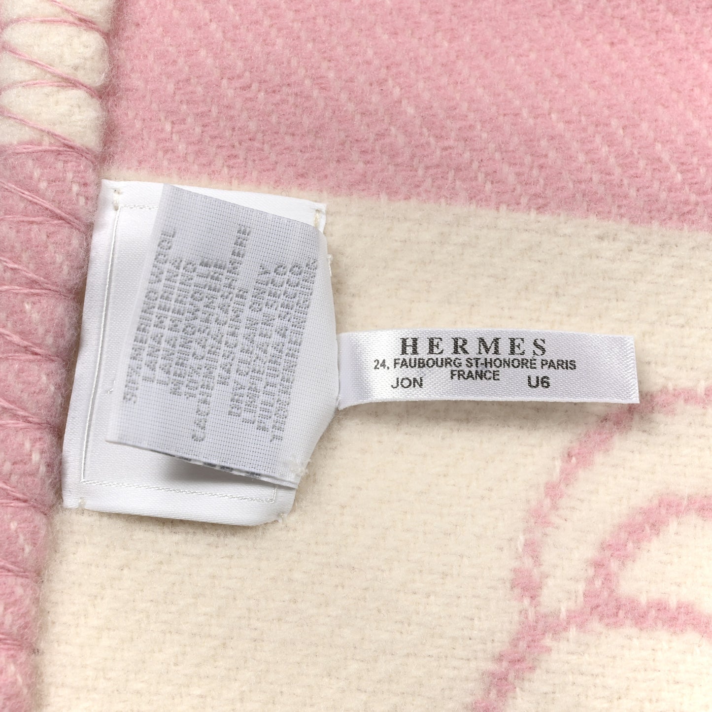 Wool Cashmere Adada Avalon Baby Blanket Rose Lilas