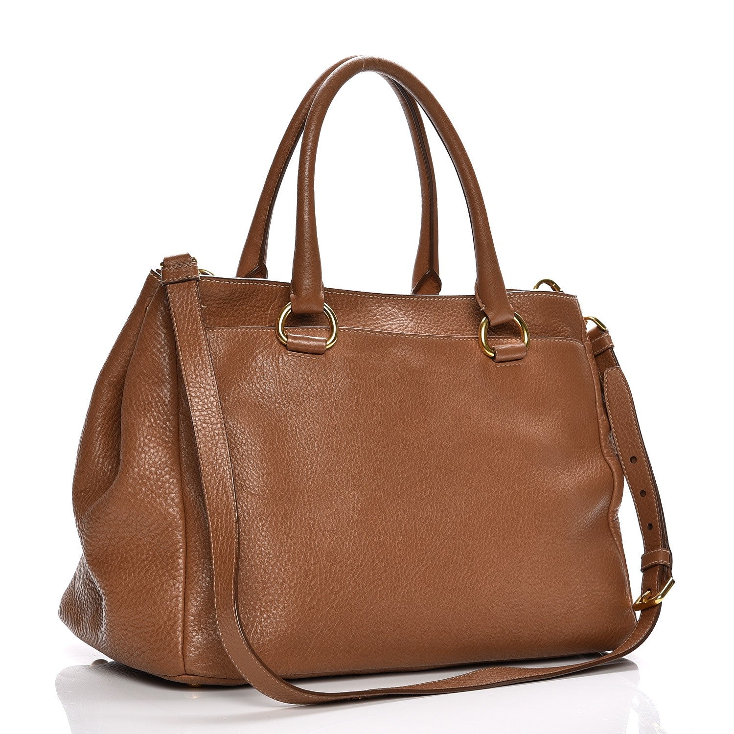 Prada Vitello Daino Tote Cuoio 4 of 13