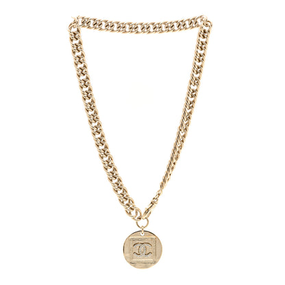 Chanel Crystal CC Chain Charm Choker Gold 3 of 6