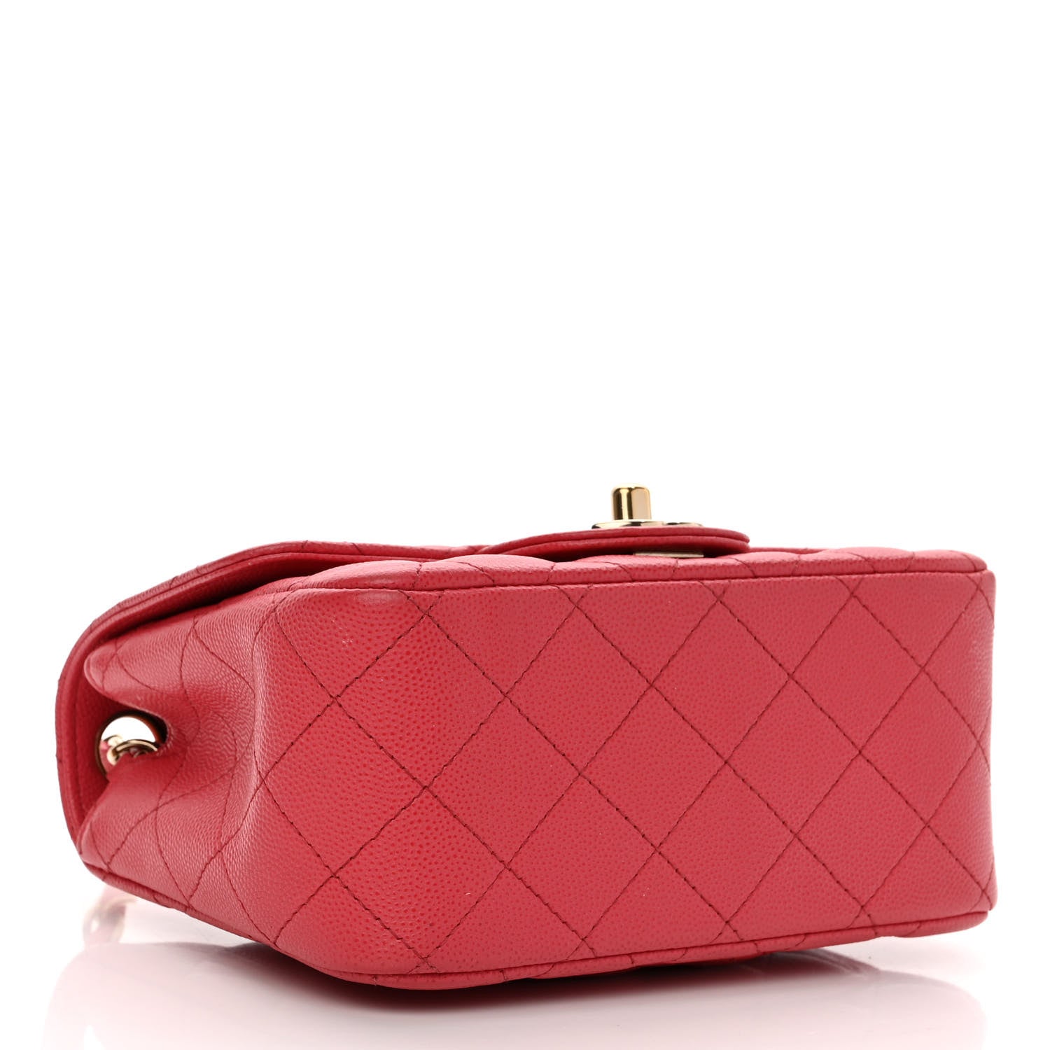 Chanel Caviar Quilted Mini Square Flap Pink 4 of 12