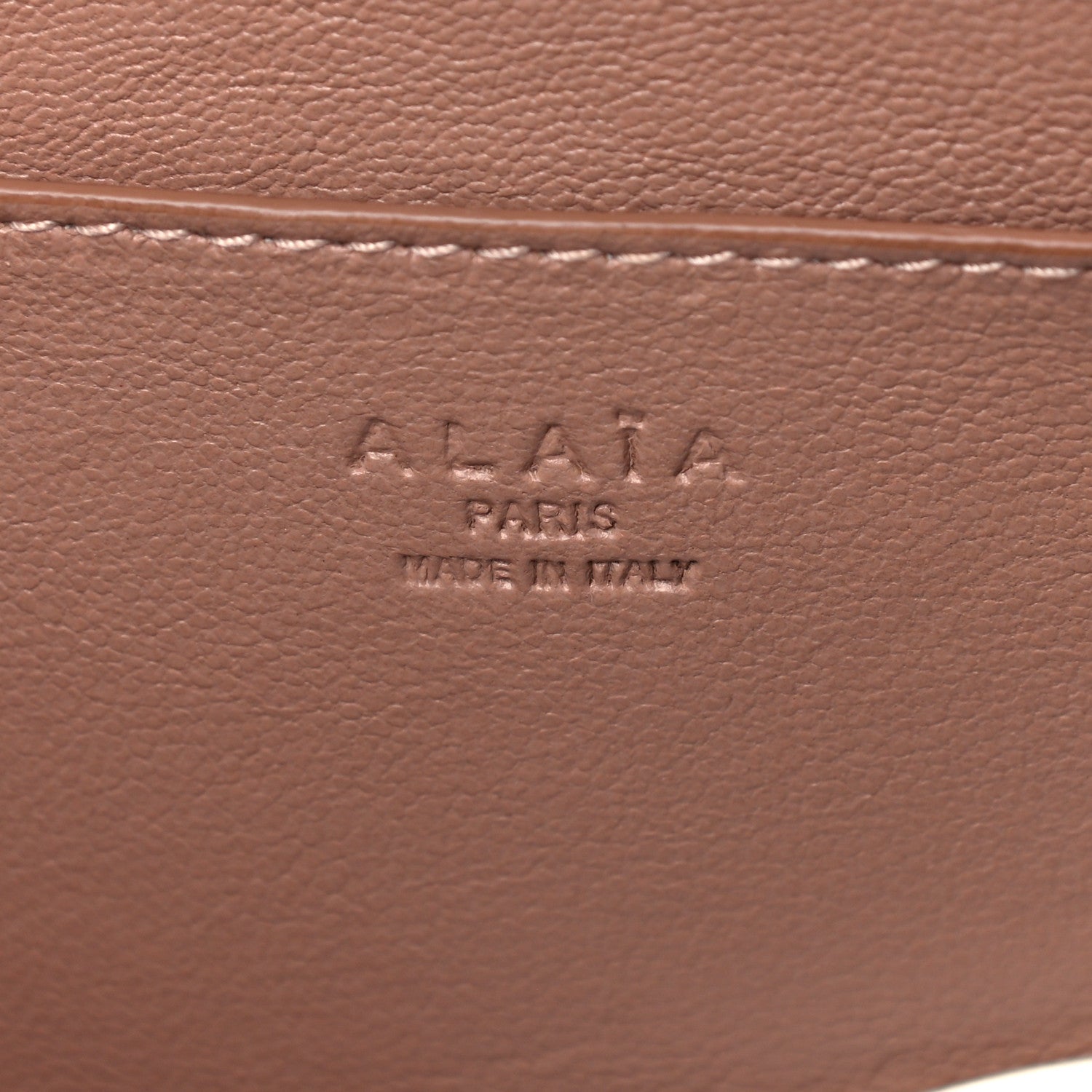 Alaia Calfskin Laser Cut Clutch White 6 of 15