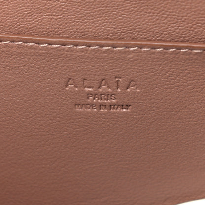 Alaia Calfskin Laser Cut Clutch White 6 of 15