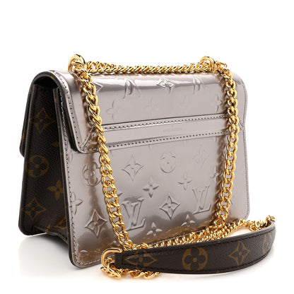 Louis Vuitton Vernis Epi Monogram Wynwood Metallic Taupe Grey 3 of 9