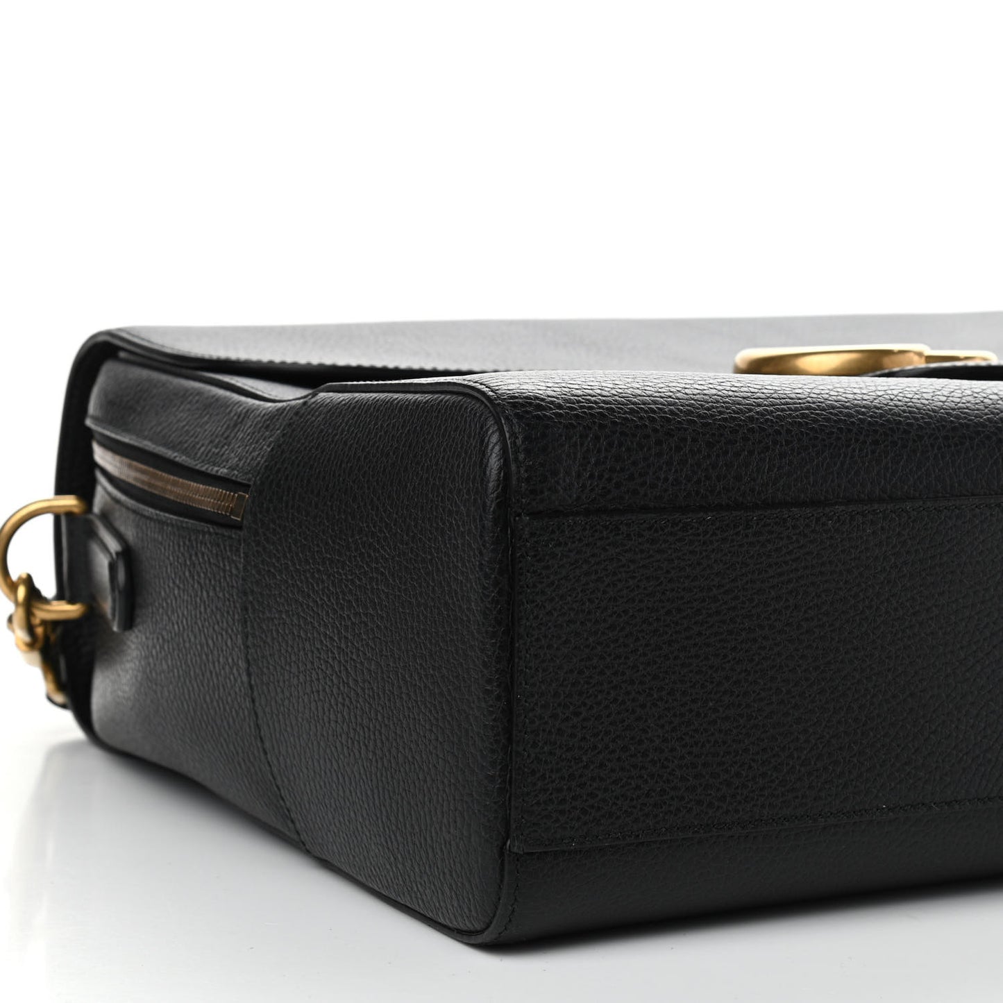 Dollar Calfskin GG Marmont Briefcase Black