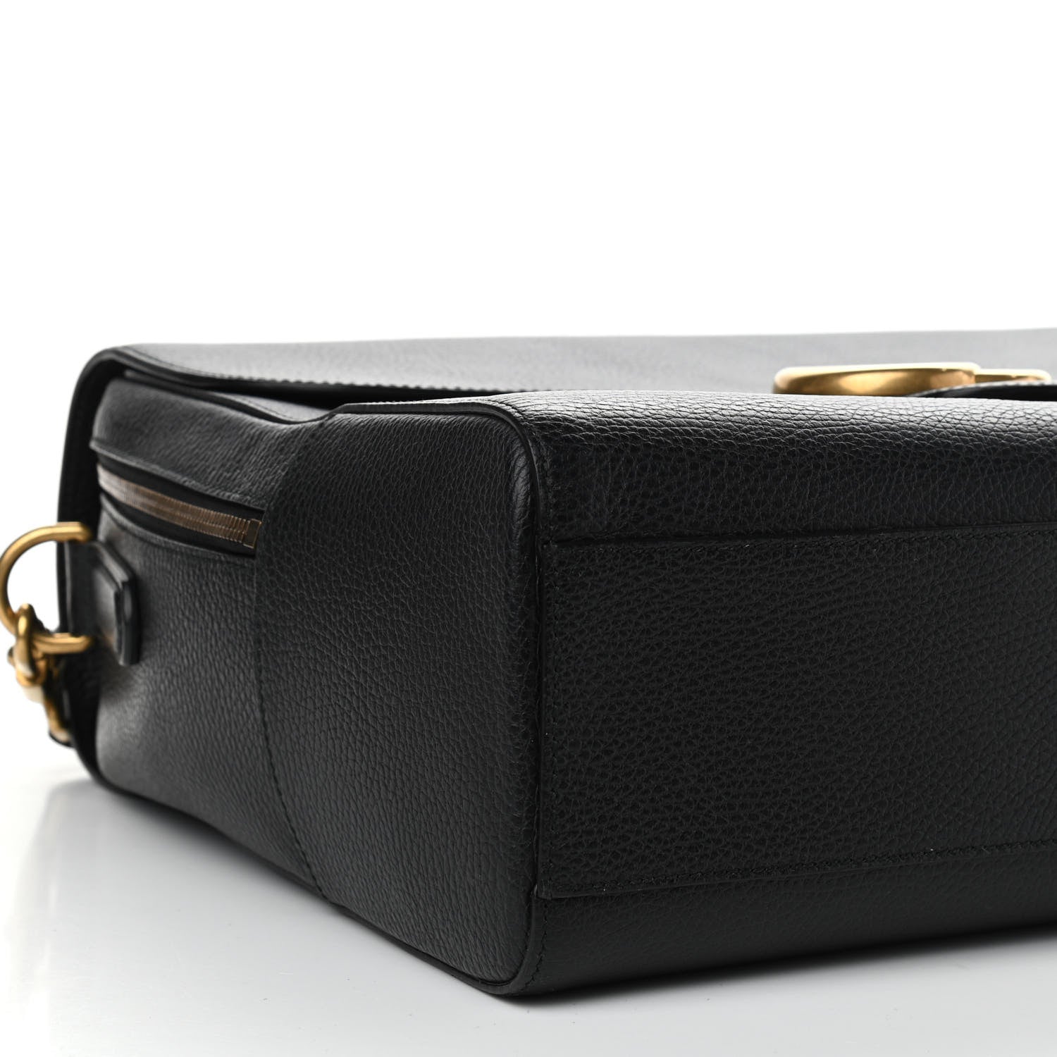 Gucci Dollar Calfskin GG Marmont Briefcase Black 8 of 9