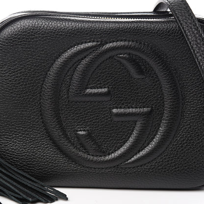 Gucci Pebbled Calfskin Small Soho Disco Bag Black 9 of 10