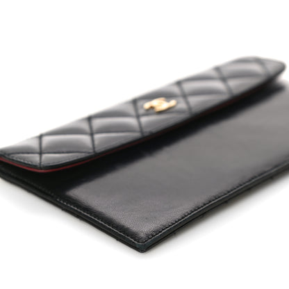 Chanel Calfskin Quilted CC Flap Clutch Black 7 of 14