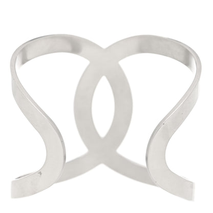 Chanel Metal CC Cuff Silver 3 of 5