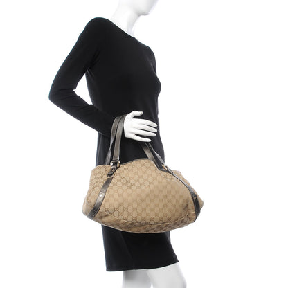 Gucci Monogram Medium Abbey Shoulder Bag Metallic 2 of 7