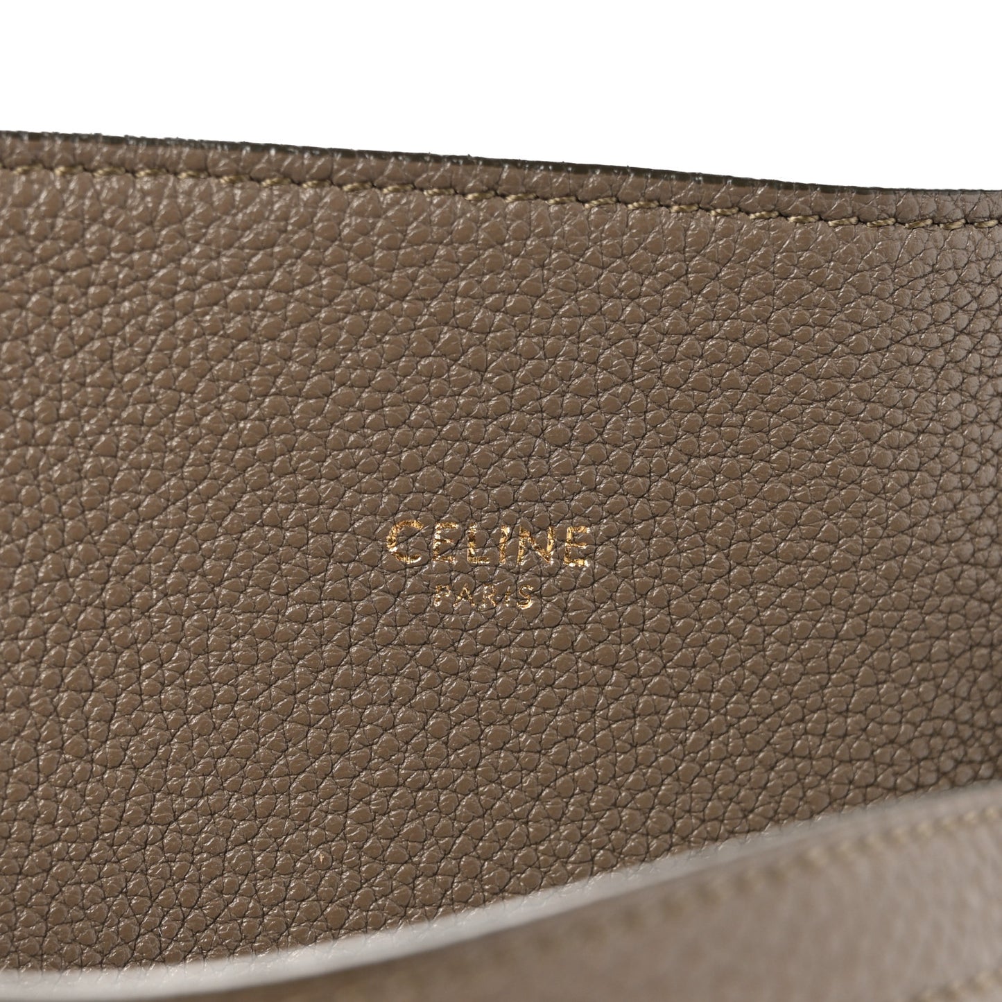 Soft Grained Calfskin Small Belt Cabas Phantom Taupe