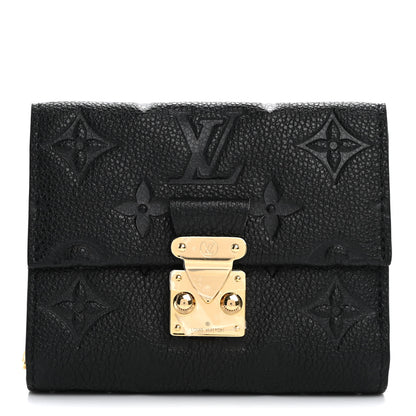 Louis Vuitton Empreinte Metis Compact Wallet Black 1 of 10