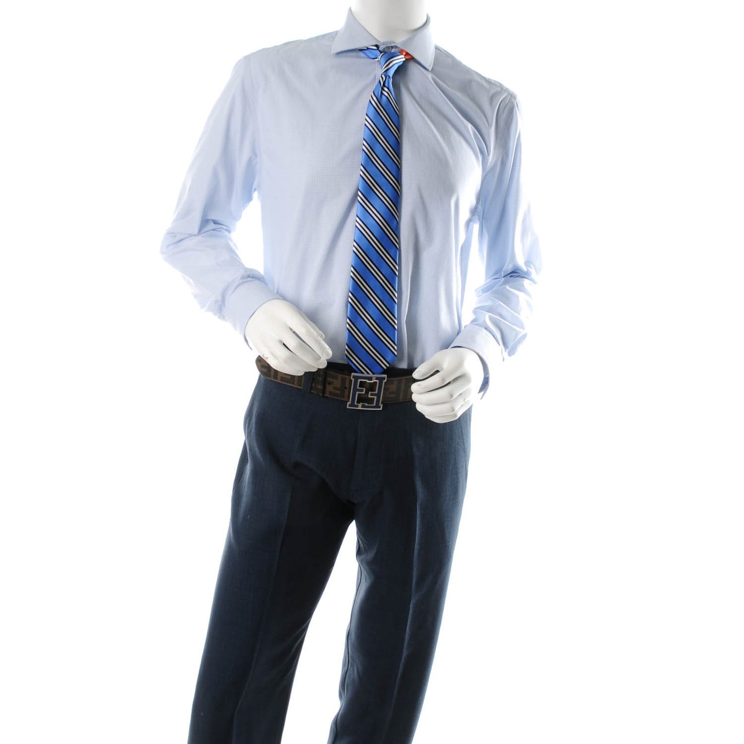 Zucca Spalmati College Belt 100 40 Tobacco Blue