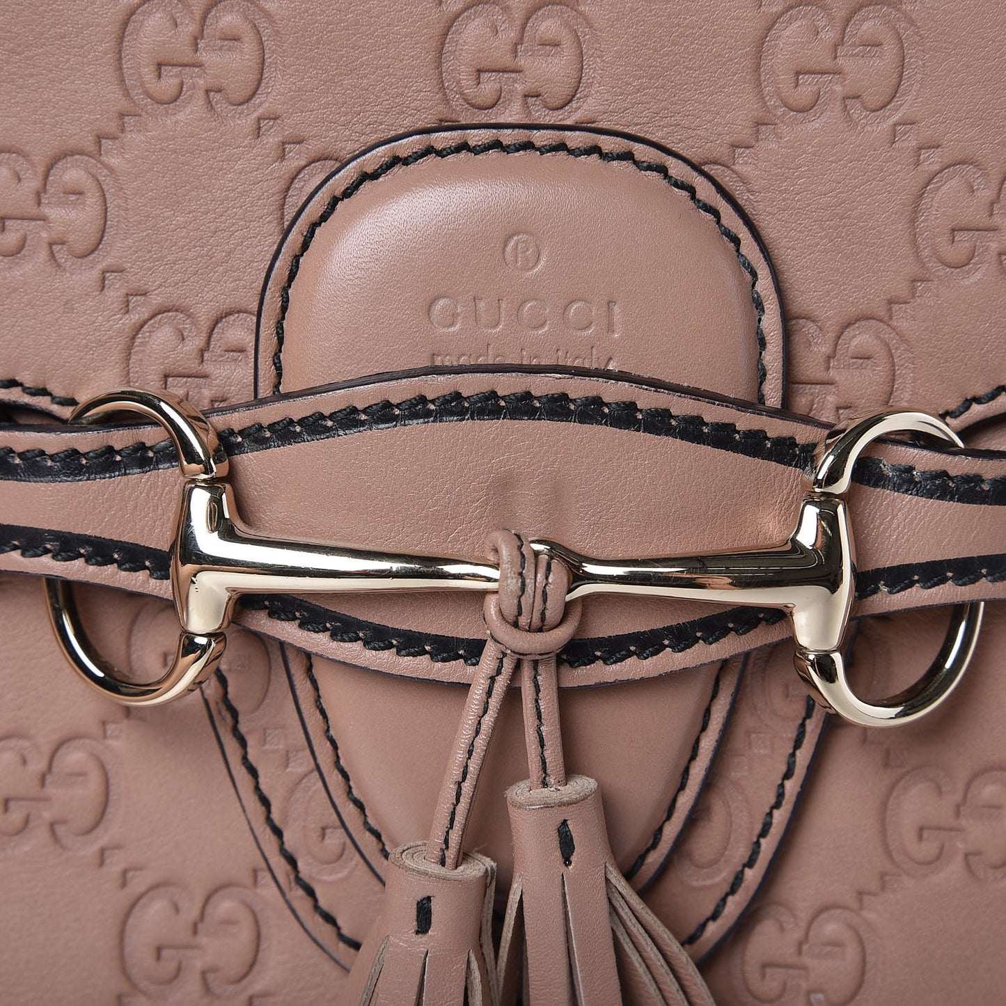 Guccissima Medium Emily Chain Shoulder Bag Camelia