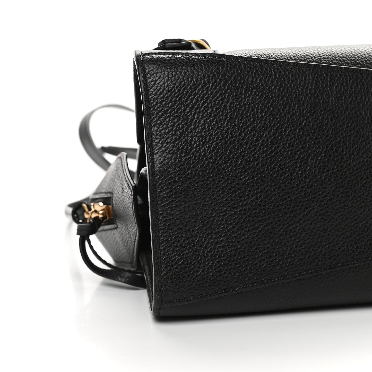 Grained Calfskin Neo Classic Gold Hardware S City Black