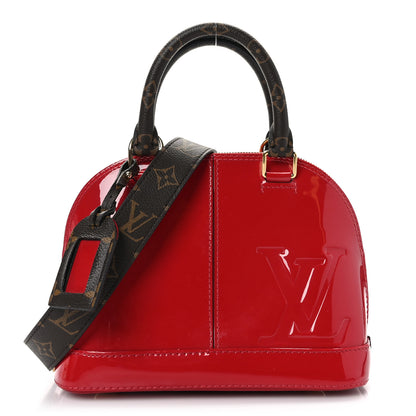 Louis Vuitton Patent Monogram Alma BB Scarlet 1 of 8
