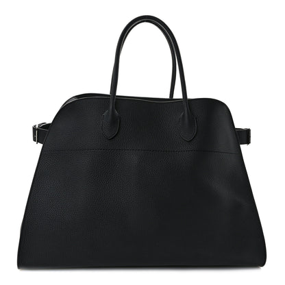 The Row Grained Calfskin Soft Margaux 17 Black 1 of 8