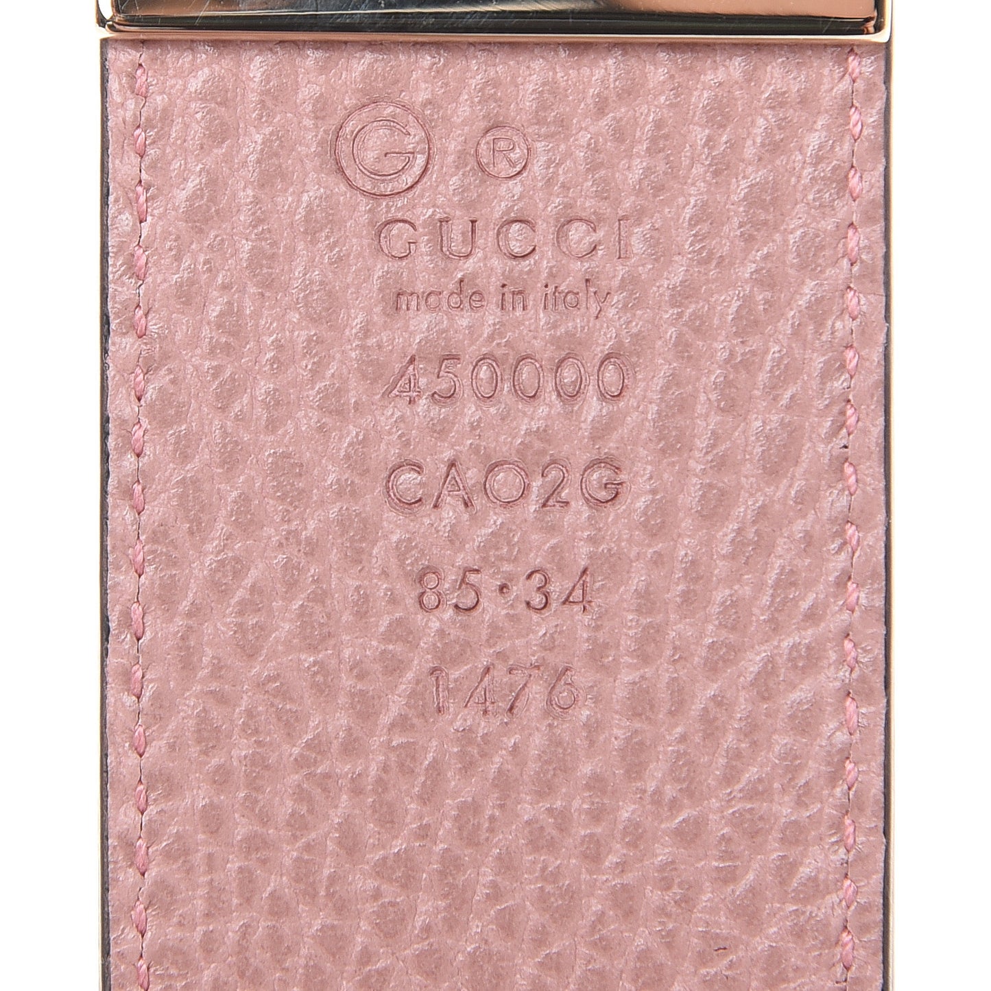 Calfskin 1973 Reversible Belt 85 34 Black Pink