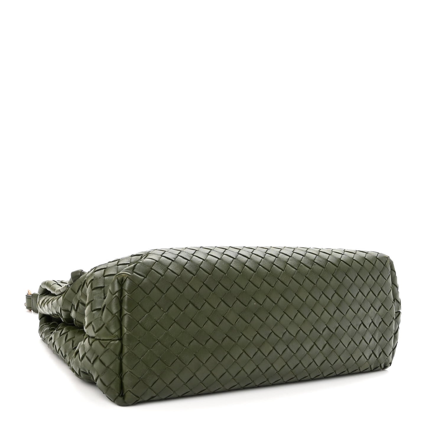 Nappa Intrecciato Medium Olimpia Bag Moss